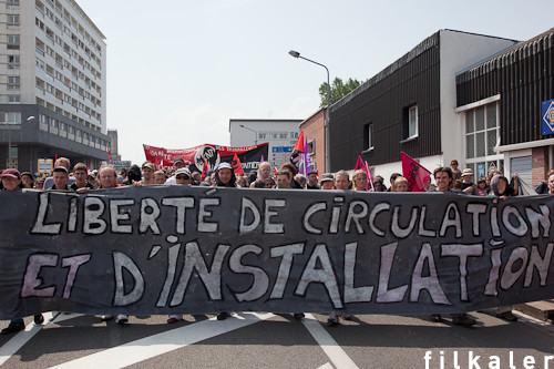 Transnational NoBorders Demo, Calais