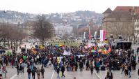 2. kundgebung am schlossplatz