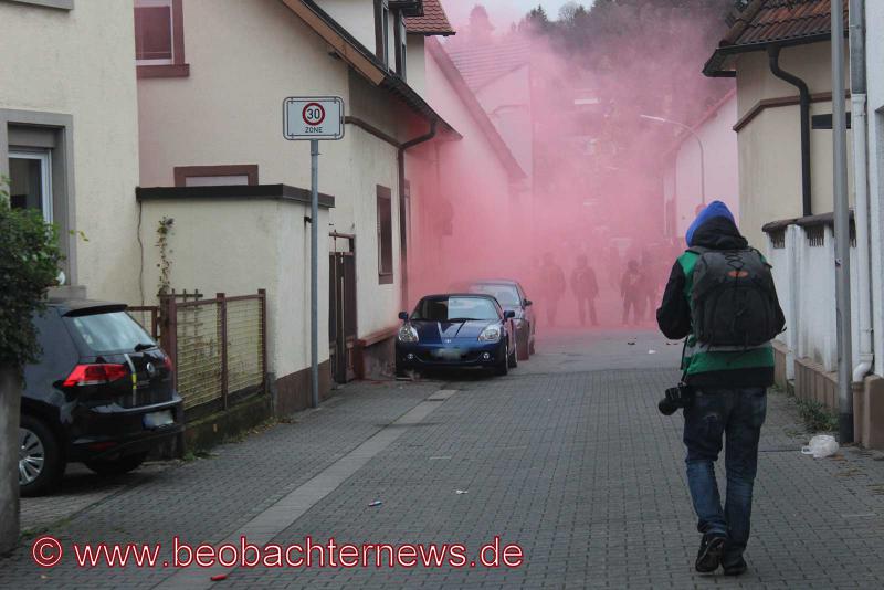 Widerstand gegen NPD Bundesparteitag in Weinheim 16