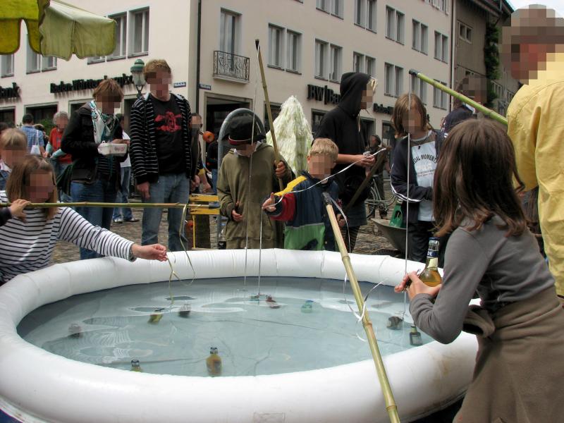 Kühle Getränke angeln