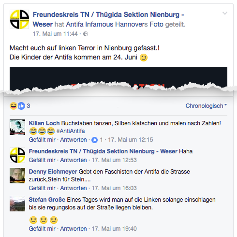 Facebook Screenshot Freundeskreis