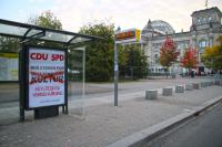 Adbusting vor dem Bundestag