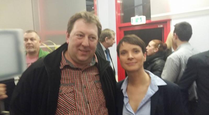 Gunnar Lindemann mit Frauke Petry