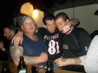 "City Train" Abschiedsparty vom 29.08.2014 – Hells Angels Supporter Arm in Arm mit Nazi.