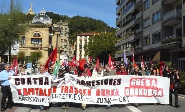 Der kleine antikapitalistische Block derer, die auch schon am 29. 6. im Streik waren