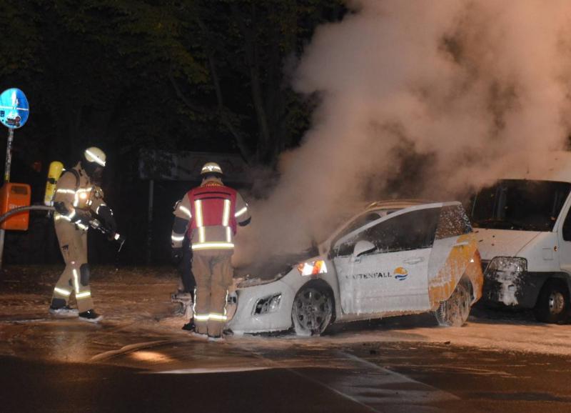 Die Polizei geht von Brandstiftung aus (Foto: spreepicture)