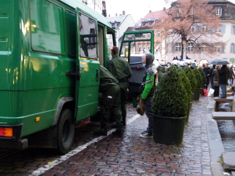 Antifaschistische Demonstration am 14. November 2009 in Freiburg