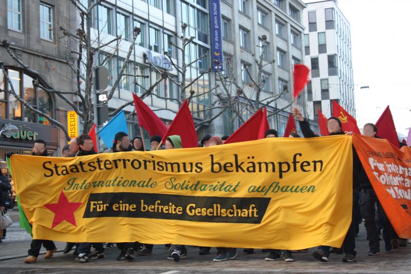 Solidaritätsdemo in Stuttgart