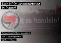 20.05. Plauen – NPD-Landesparteitag verhindern!