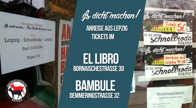 Bambule (Demmeringstr. 32)Buchhandlung El Libro (Bornaischestrasse 3d)