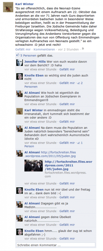 Der Bombenbauer und designierte Nazi-Redner Thomas Baumann alias "Al Almani" verbreitet antisemitische Propaganda