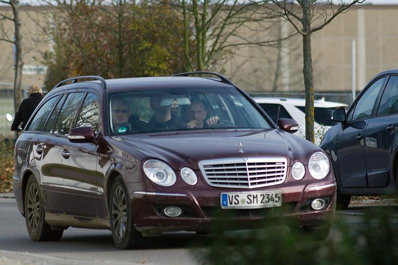 Chapter Baden auf dem Weg zum NOM in Württemberg: Sebastian Bucher am Steuer, David Berger als Beifahrer