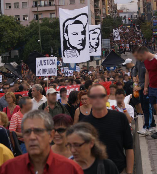 Demo vom 12.9.2009 in Madrid