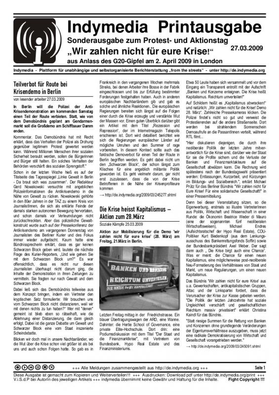 de.indymedia.org Printausgabe zur Krise