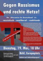 Gegen rechte Hetze Plakat