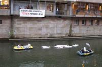 Bootsaktion auf der Pegnitz