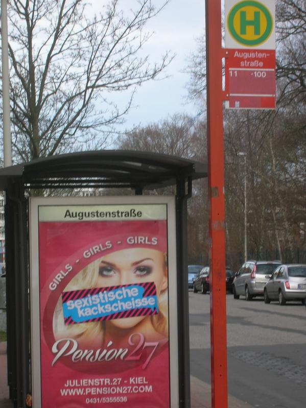 Sexistische Werbung Pension27