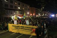 Kobane Spontandemo Heilbronn 10.10.2014