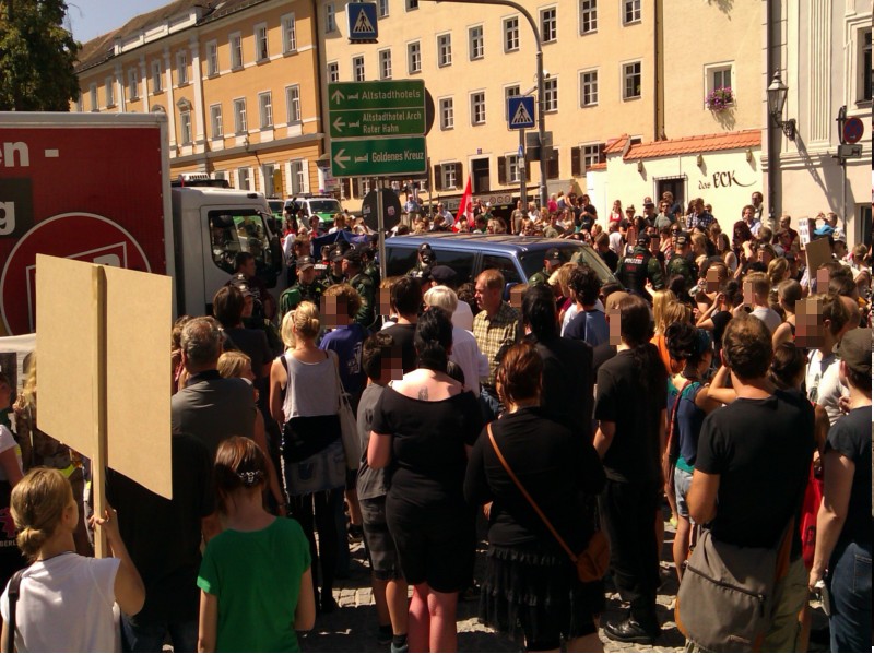 Protest Bismarckplatz