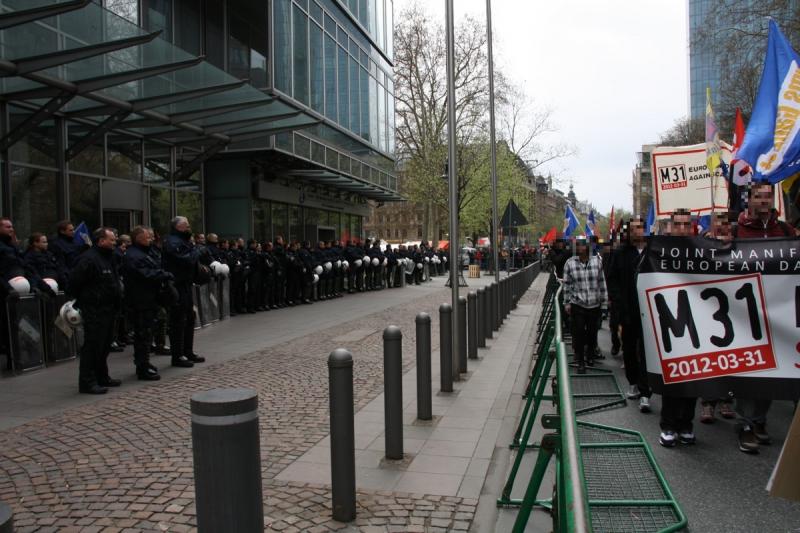 Demo vor der alten EZB