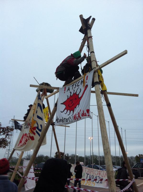 AKW Blockade Neckarwestheim