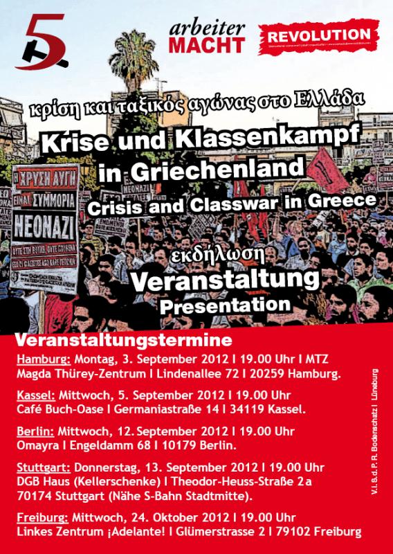 Krise und Klassenkampf in Griechenland – Augenzeugenberichte aus Athen