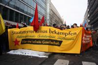 Solidaritätsdemo in Stuttgart