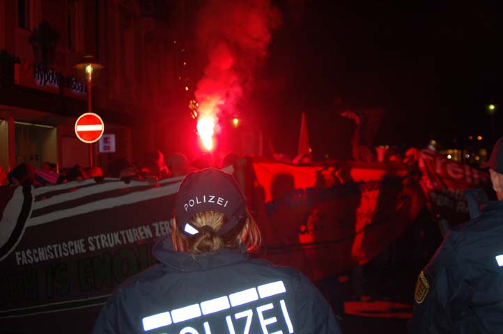 Spontandemonstration nach Offenburg