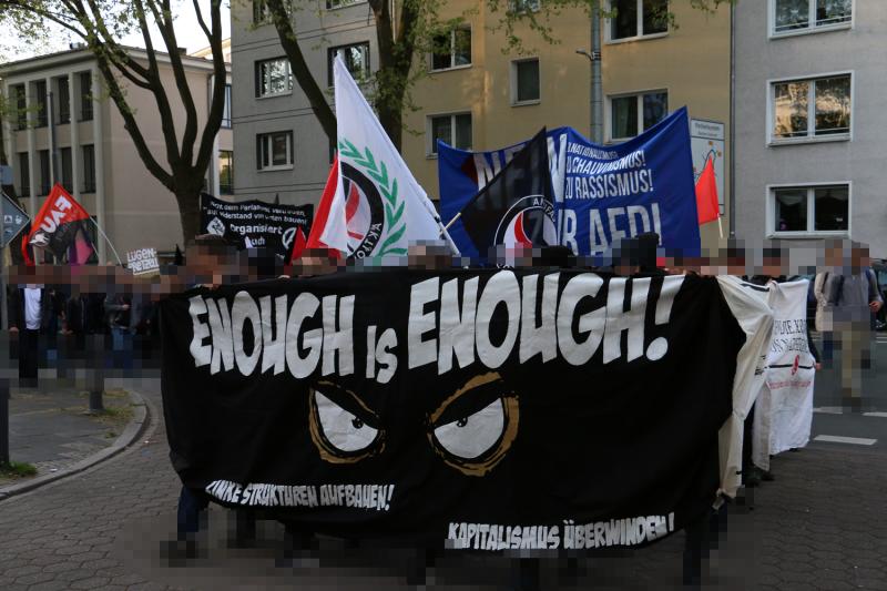 Revolutionäre Vorabenddemo Bochum 30.04.2017 XI