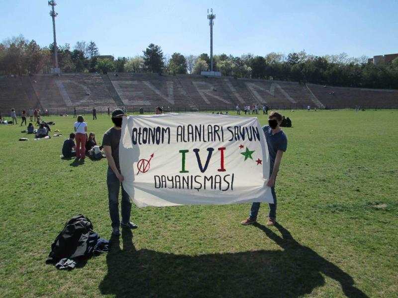 METUs students protest the eviction of one of Germanys social centers