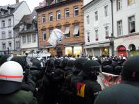 Antifaschistische Demonstration am 14. November 2009 in Freiburg