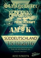 Flyer des B&H Konzertes in Alt St.Johann (SG), 15.10.2016