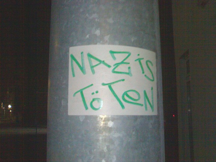 Selbstgemachte Nazis töten Kleber