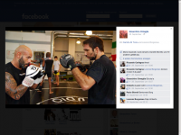 Gioacchino Cimaglia (Warrior Fight Shop) und Lorenzo Borgomeo beim Training im "Hung Mun"-Studio