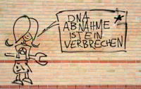 dna-abnahme ist ein verbrechen