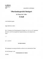 Schriftliches Urteil gegen Verena Becker