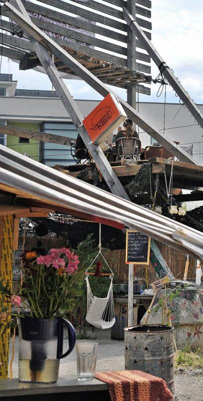 Besetzeridylle im Stadtteil Vauban