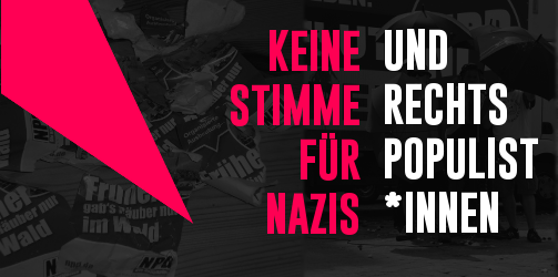 Keine Stimme den Nazis und Rechtspopulist*innen