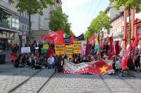 Nahverkehrsblockade-Breite Straße