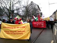 Demonstration gegen die Mandatsverlängerung des Bundeswehreinsatzes in Afghanistan