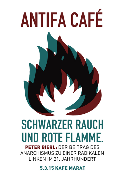 Antifa-Café: Schwarzer Rauch und rote Flamme (Peter Bierl)