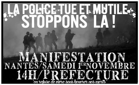 Appel à manifestation contre les violences policières 