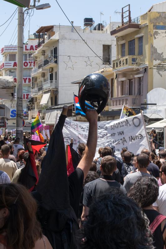 Demo in Heraklion