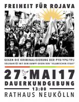 Kundgebung: Freiheit für Rojava! Gegen die Kriminalisierung der PYD/YPG/YPJ