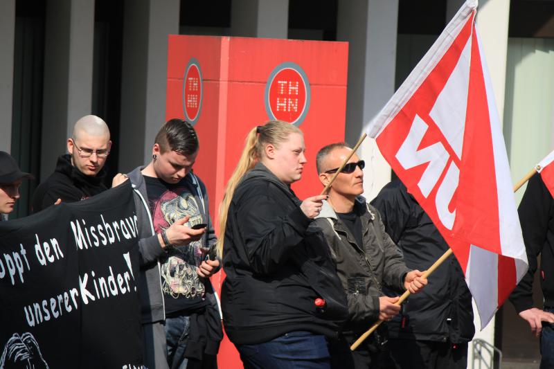 Nazis am 8.März 2014 auf dem Berliner Platz