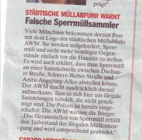 Falsche Spermüllsammler