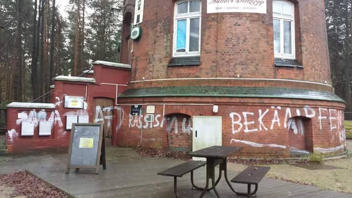 AFD-Büro von Ludwig Flocken im Lohbrügger Wasserturm