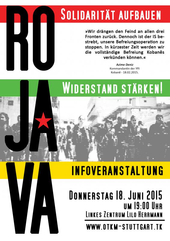 Rojava Flyer Vorderseite