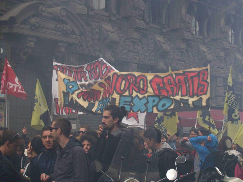 No Expo - Demo der SchülerInnen in Milano - 30.04.2015