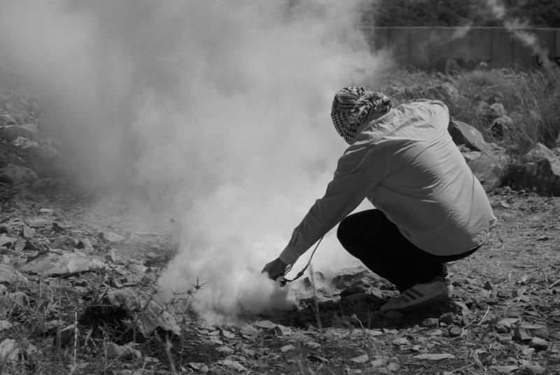 Demo heute in Nilin. Photo by Svenson Berger